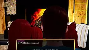 Redhead Teen With Big Tits In Family Scene