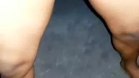 naked walking in the garden