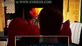 Redhead Teen With Big Tits In Family Scene