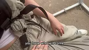 i ran into a girl i know at the bus stop and we kissed with tongue