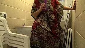 Stepmom chats with stepson in the kitchen about daily routines