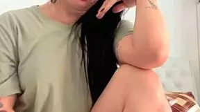 beautiful wife in bed with boss during bathing exhibition