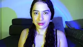 elena is home alone, showing her meaty pussy while talking dirty.