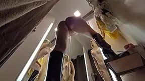 i spied on a naked young girl with hidden cam, her tits and pussy exposed