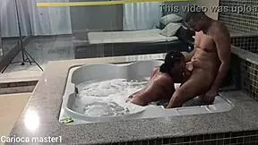 Novinha da favela sentando firme on big black cock