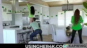 Rose Winters experiences freeuse sex during St. Paddy's celebration