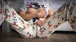 Japanese teen squirts while masturbating