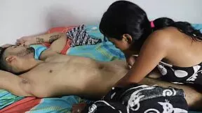 do you think my 18-year-old brunette stepsister should touch my cock while i'm naked in my room?