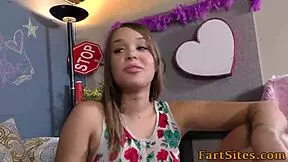 teen masturbates before joining threesome blowjob and cumshot