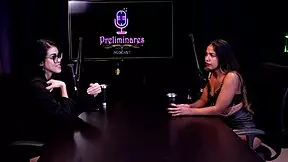 Gaby Oliveira in underwear after losing the game