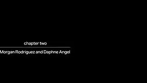 Lesbian lovers in sexy lingerie lick and finger each others wet shaved pussies passionately