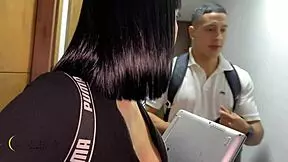 Colombian Model Engages with College Classmate Luna Vitaler and Max Betancur