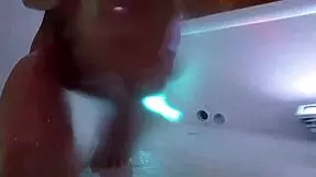 Kendra Cole Enjoys A Relaxing Shower In The Bathroom