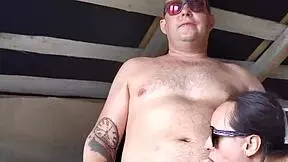 stepsister loves when i touch her pussy while she strokes my dick until huge cumshot on pussy