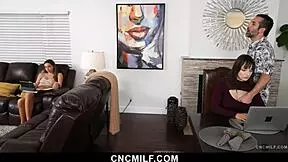 Daddy, use me freely in this hardcore threesome with blowjobs and doggystyle fucking, the girls beg