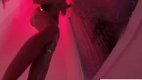 Kendra Cole Enjoys A Relaxing Shower In The Bathroom