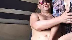 stepsister loves when i touch her pussy while she strokes my dick until huge cumshot on pussy