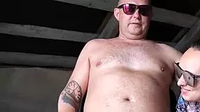 stepsister loves when i touch her pussy while she strokes my dick until huge cumshot on pussy