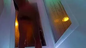 Kendra Cole Enjoys A Relaxing Shower In The Bathroom