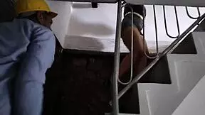 Sexy Engineer On My Rooftop Gets Invited To Fuck Naked Beside Tools After I Show My Horny Side - Part 1