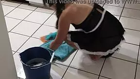 this brazilian teen stuffs toys in her wet pussy and tight ass for double penetration solo. her muscular body gapes with a buttplug.