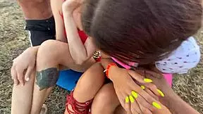 i met two sexy girls and had crazy group sex with pretty brunettes