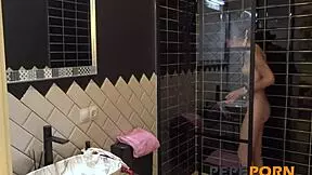 Young girl starts porn with classmate fuck