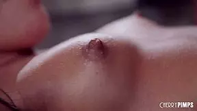 Petite Teen Brunette Sloppily Sucks Big Dick Before Intense Fucking