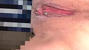 pink amateur pussy gets licked and fucked close-up, wet and shaved just 193 days after her virginity loss