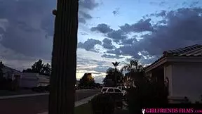 I love how this petite 18+ bopper dives into eating her savior's juicy pussy with passion