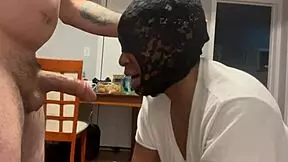 Drunk Slave Gets Face Fucked by Big Black Cock and Drinks Puke