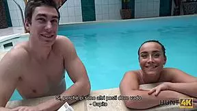 hunt4k unfolds a steamy reality encounter with czech sex for cash in a private pool setting