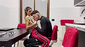 Does this Italian secretary seduce her boss and end up with his cock inside?