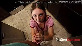 Feeling so loved, my princess step daughter receives creampie rewards in POV roleplay with daddy and uncle.