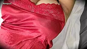 I grabbed my wife in her red dress and slammed into that dripping wet pussy hard