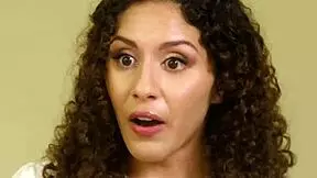 Two horny sitters get fucked by horny milf. Hot lesbians join for threesome.