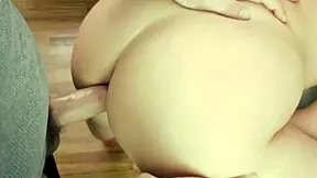 deep hard anal with that big round butt teen girl