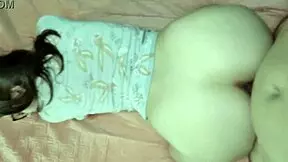 Young student bends over for rough doggystyle fuck from courier and takes cum on face!