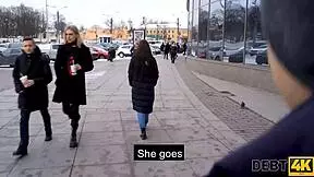 Debt4k Shows Submissive Sex with Blonde Getting Roughly Ridden Cowgirl Style for Cash in Reality Scene