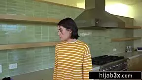 i feel so excited watching this horny middle-eastern teen try sucking cock first time