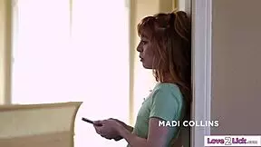 You think you can handle crushing on your big tits stepmommy while we lick and kiss passionately?