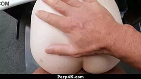 Security Officers Right a Teen's Desperate Plea Featuring a Strip-Search and a Blowjob - Perp4K