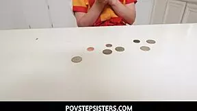 Can you believe Lilly Bell swallows Alex Jett's cum after sucking his cock in the kitchen?