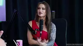 Compilation of Tati Weg in Bora Cast with Bruna Carlos on Sheer Red