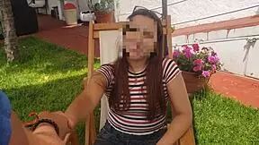 Latina teen licks ass and sucks cock in small tits casting interview