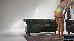 russian beauty nicole winter, are you ready for my solo striptease with natural tits and shaved pussy?