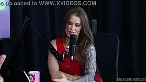 Compilation of Tati Weg in Bora Cast with Bruna Carlos on Sheer Red