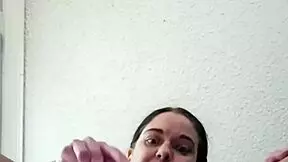 Emy Angel Boldly Caresses Her Petite Pussy