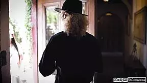 uhh we made that disapprovin' priest lick our pussies in this wild lesbian domination session...