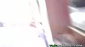 petite asian teen smiles and flirts in full movie storyline